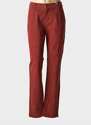 Pantalon slim elasticitate portocalie IMPAQT femeie