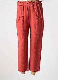Pantalon 7/8 talie înaltă talie înaltă portocaliu PAKO LITTO femme