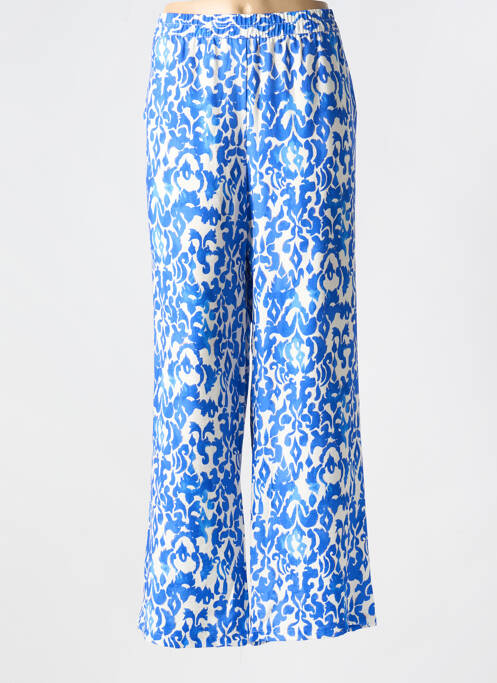 Pantalon larg albastru BRANDTEX femeie