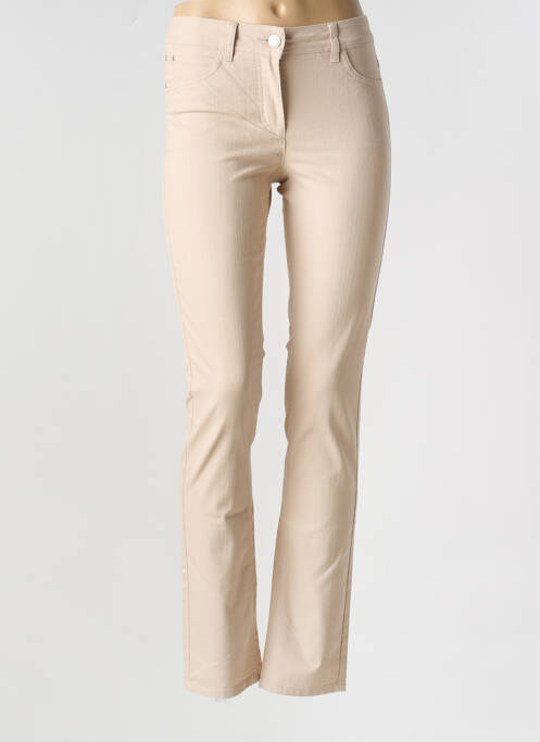 Blugi cu croială slim bej BRANDTEX femeie