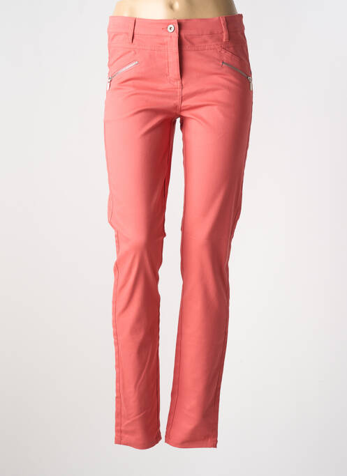 Blugi cu croială slim portocaliu BRANDTEX femeie