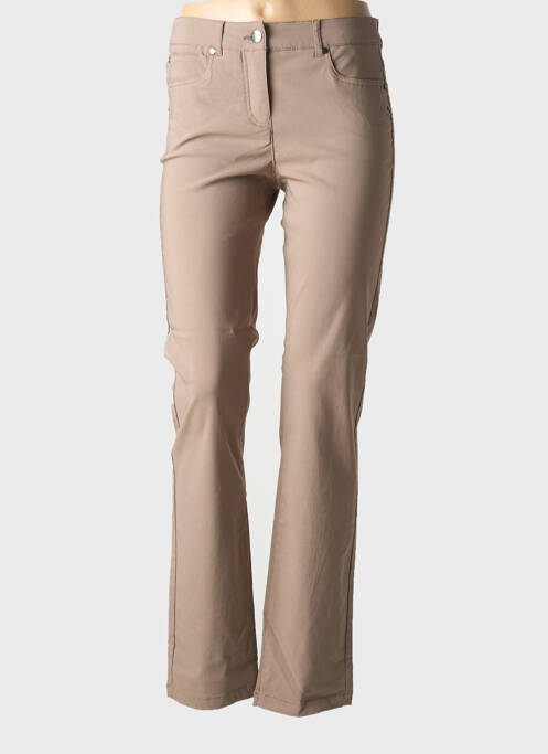 Pantalon slim maro BRANDTEX femeie