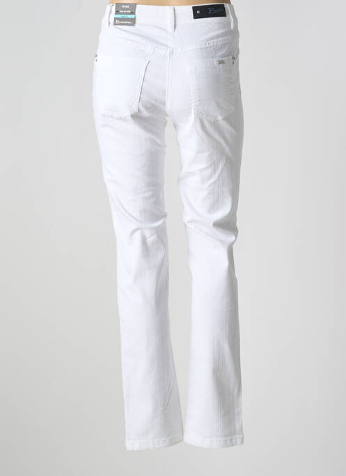 Blugi cu croială slim alb BRANDTEX femeie