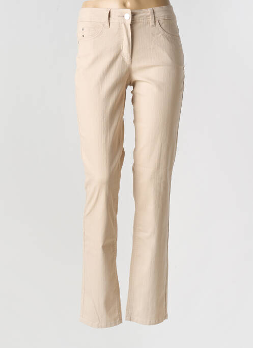 Blugi cu croială slim bej BRANDTEX femeie