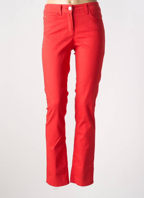 Blugi cu croială slim roșu BRANDTEX femeie