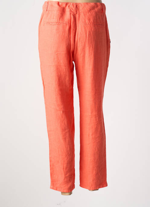 Pantalon 7/8 închidere cu fermoar sub clapetă cu nasturi mărime normală portocaliu IMPAQT femme