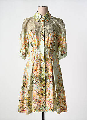 Rochie midi verde ALBERTA FERRETTI femeie