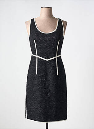 Rochie midi negru MOSCHINO femeie