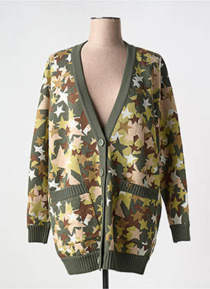 Vestă cu mâneci lungi verde ELISABETTA FRANCHI femeie