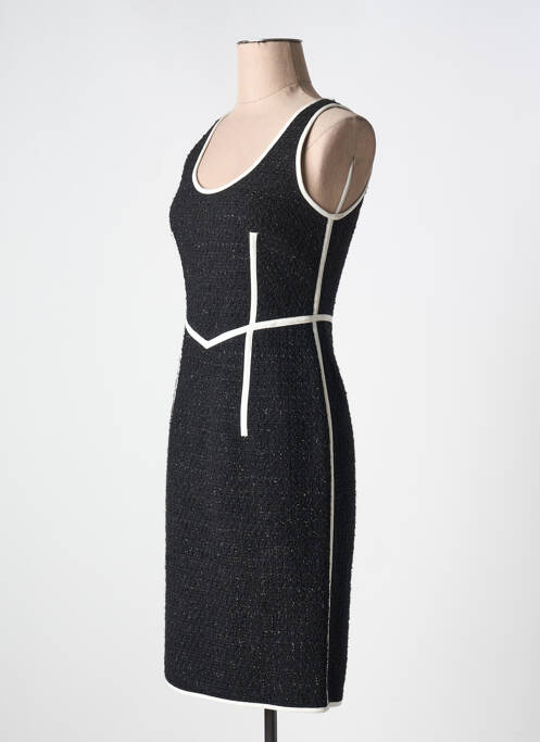 Rochie midi negru MOSCHINO femeie