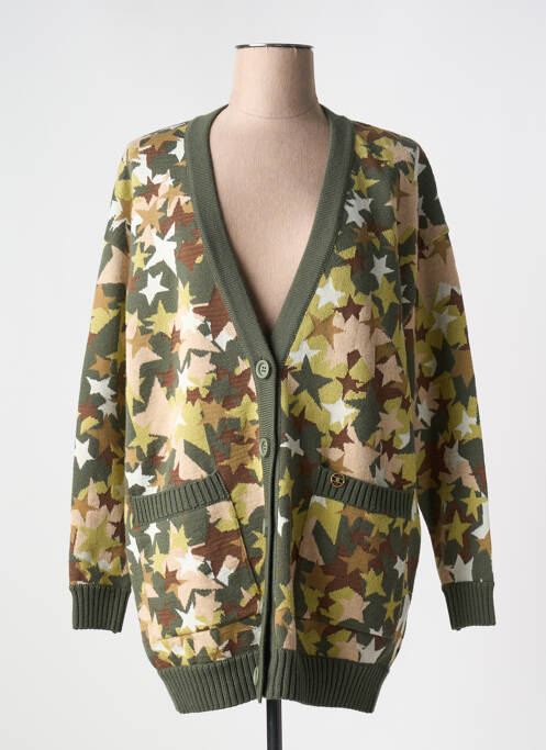 Vestă cu mâneci lungi verde ELISABETTA FRANCHI femeie