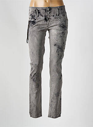 Blugi cu croială slim gri SALSA femeie