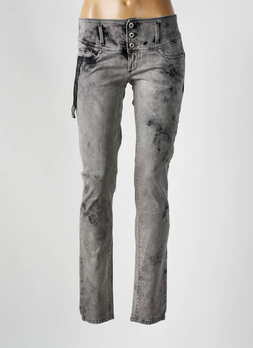 Blugi cu croială slim gri SALSA femeie