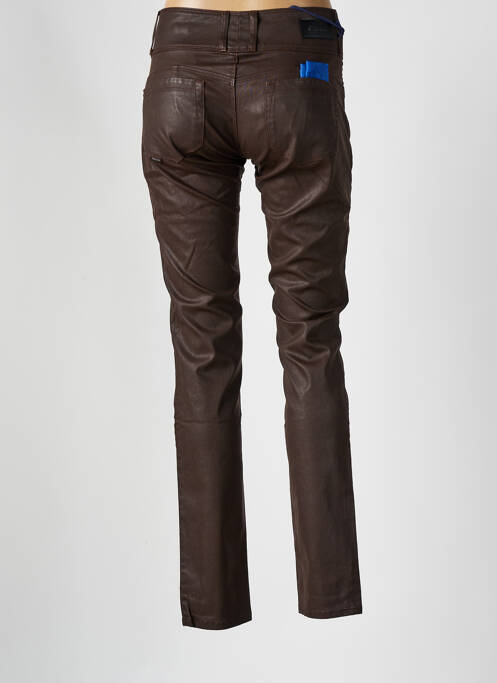 Pantalon slim maro SALSA femeie