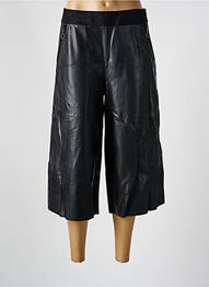 Pantalon trei sferturi talie elastică mărime normală negru SALSA femme