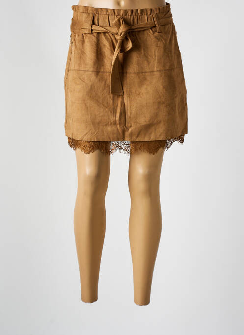 Fustă scurtă maro SALSA femeie