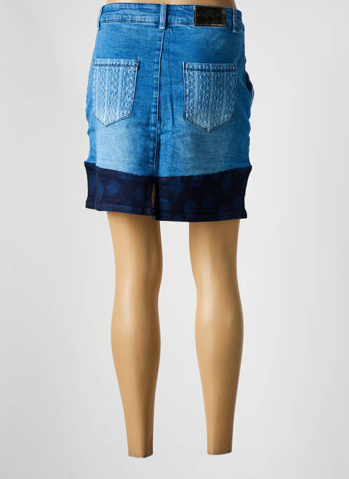 Fustă scurtă albastru DESIGUAL femeie