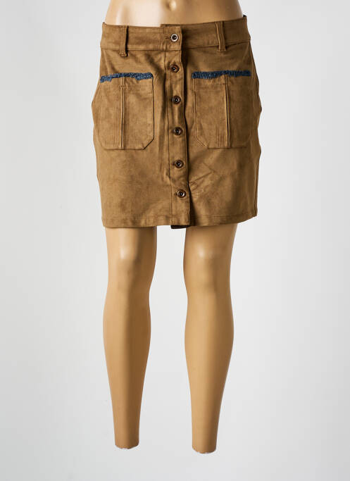 Fustă scurtă maro SALSA femeie