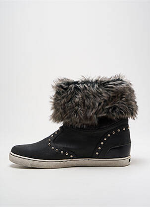 Botine/ghete umplută toc plat până la 3 cm negru PEPE JEANS femeie