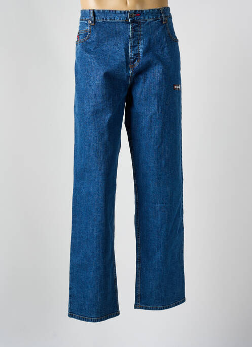 Blugi cu croială dreaptă albastru SPLIT bărbat