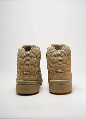 Adidași nubuc toc platformă bej SEASON 7 unisex