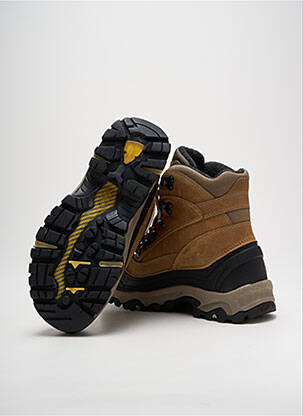 Adidași vârf rotund toc de 4 la 6 cm maro MEINDL femeie