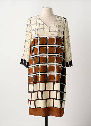 Rochie midi bej MERI & ESCA femeie