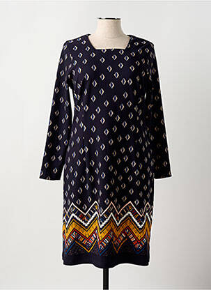 Rochie midi mâneci lungi mâneci lungi negru GUY DUBOUIS femeie