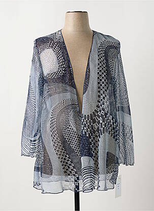 Vestă cu mâneci lungi albastru JEAN DELFIN femeie