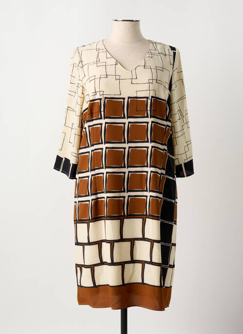 Rochie midi bej MERI & ESCA femeie