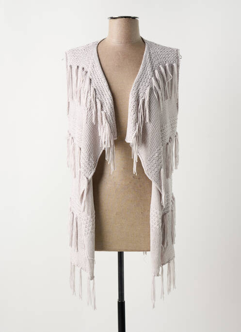 Vestă fără mâneci gri MARBLE femeie