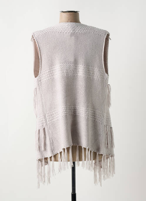 Vestă fără mâneci gri MARBLE femeie