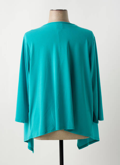 Vestă cu mâneci lungi mâneci 3/4 albastru GUY DUBOUIS femme