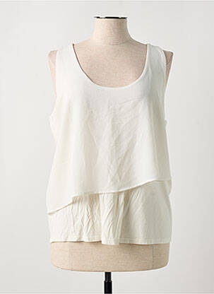 Top alb SURKANA femeie