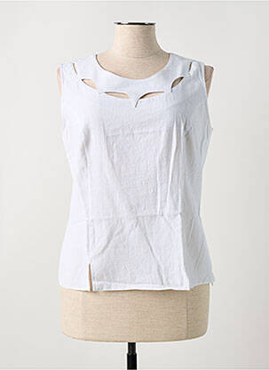 Top alb LISA CHESNAY femeie