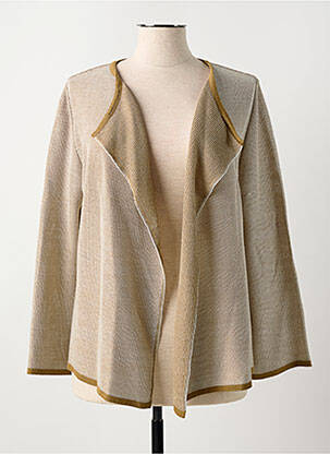 Vestă cu mâneci lungi maro TELMAIL femeie