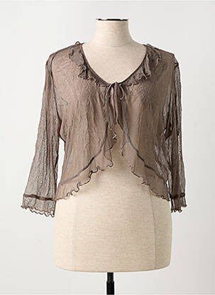 Bolero maro GUY DUBOUIS femeie