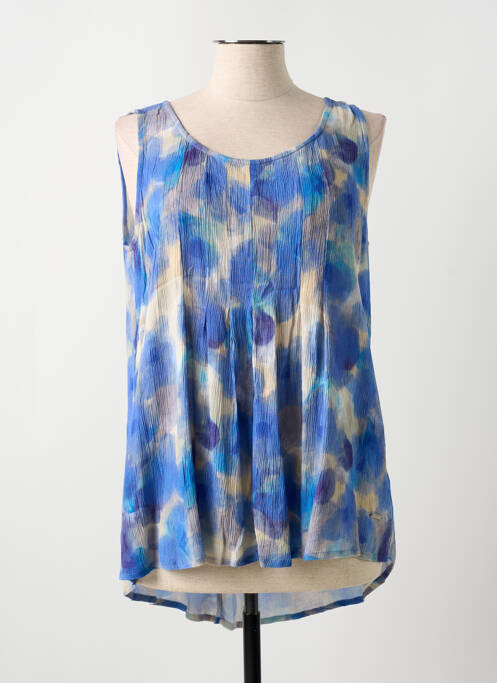 Maiou croială dreaptă fără mâneci albastru AGATHE & LOUISE femme