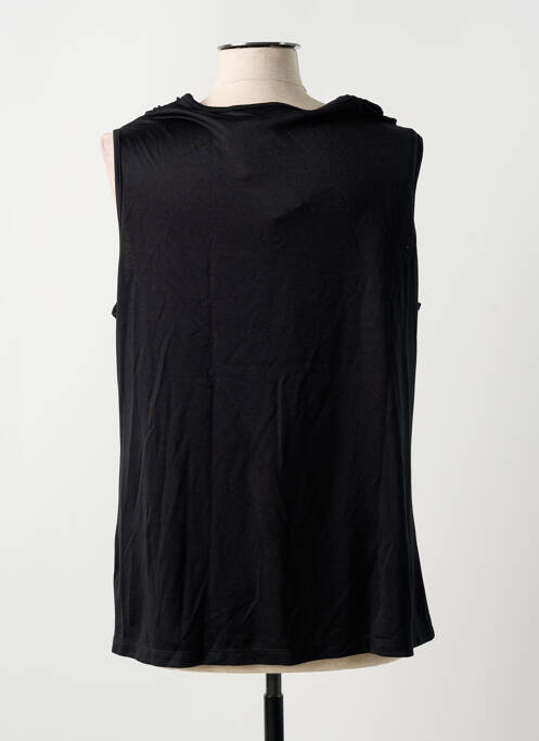 Top negru MARBLE femeie