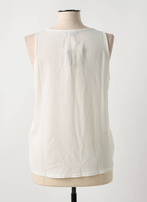 Top alb SURKANA femeie