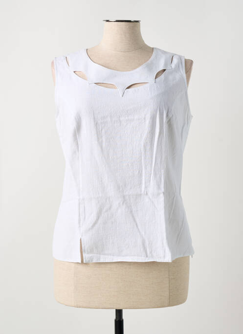 Top alb LISA CHESNAY femeie