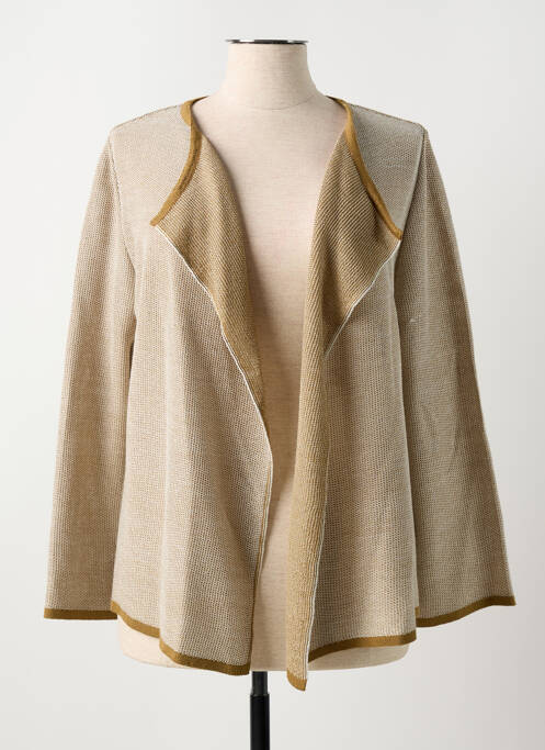 Vestă cu mâneci lungi maro TELMAIL femeie