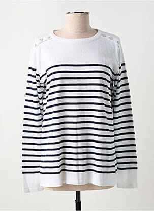 Pulover alb MERI & ESCA femeie