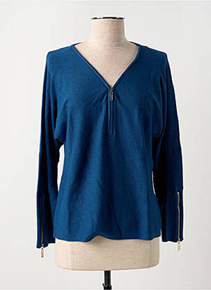 Pulover albastru MARBLE femeie