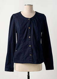 Jachete casual guler rotund albastru AGATHE & LOUISE femme