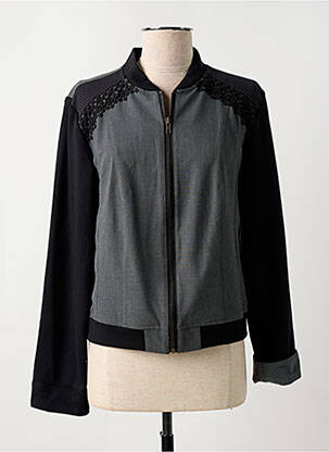 Jachete casual guler rotund gri AGATHE & LOUISE femeie