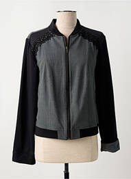 Jachete casual guler rotund gri AGATHE & LOUISE femme