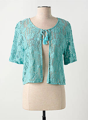 Vestă cu mâneci scurte albastru AGATHE & LOUISE femeie