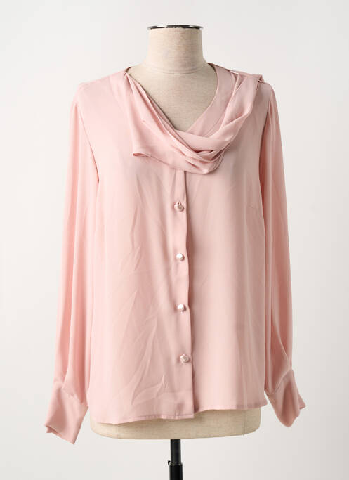 Cămașă croială dreaptă mâneci lungi roz JEAN DELFIN femme