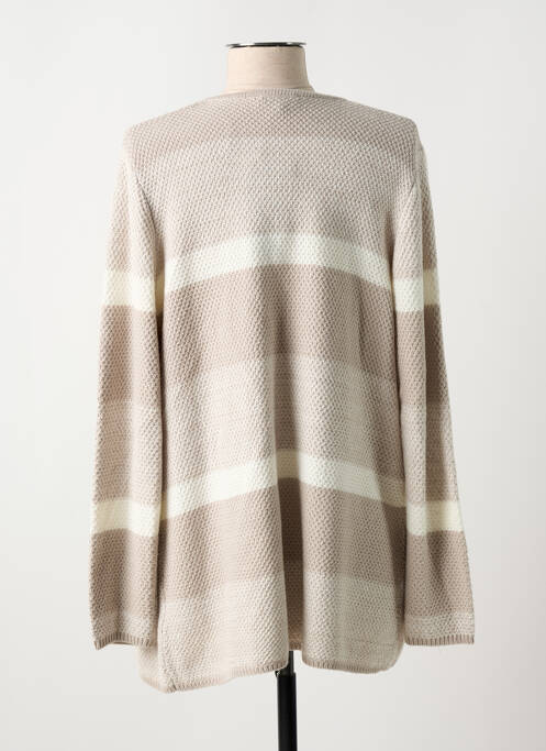 Vestă cu mâneci lungi bej MARBLE femeie